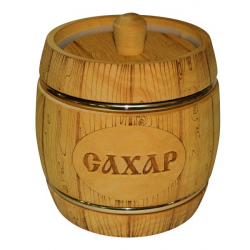 Бочонок "Сахар", 11,5*12 см, 0,5 л, 3407